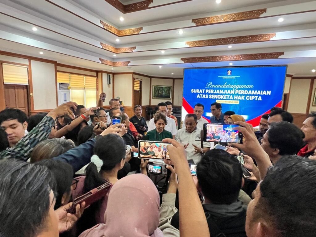 Mie Gacoan dan LMK SELMI berdamai, disaksikan Menkum