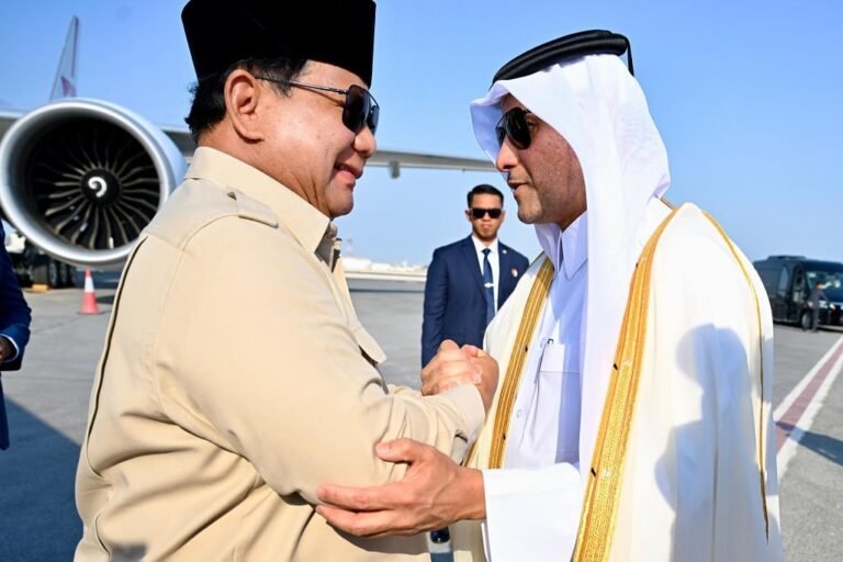 Presiden Prabowo Tiba di Doha, Qatar : Bawa Solidaritas Indonesia Pascaserangan Israel